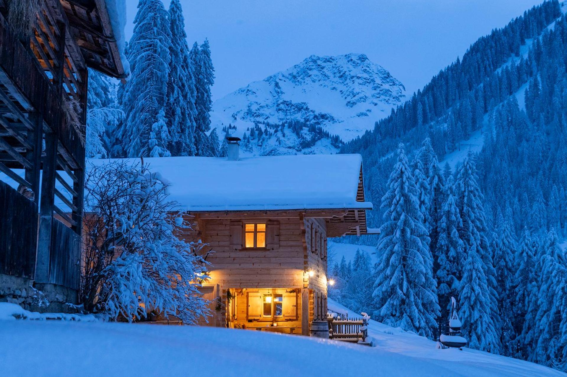 Chalet Berghaus Manuaf Villa Schruns Eksteriør billede